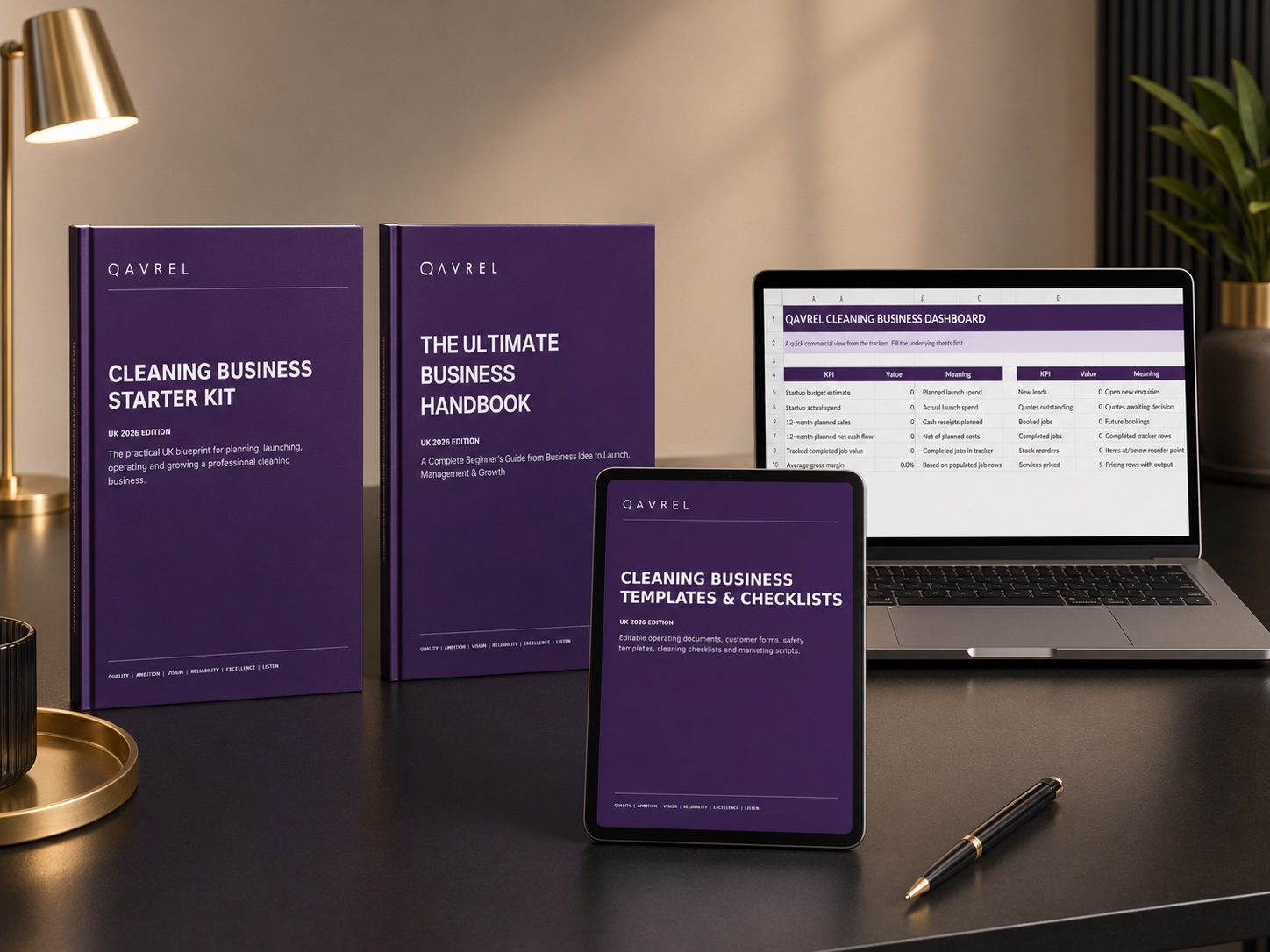 Qavrel Cleaning Business Complete Starter Kit