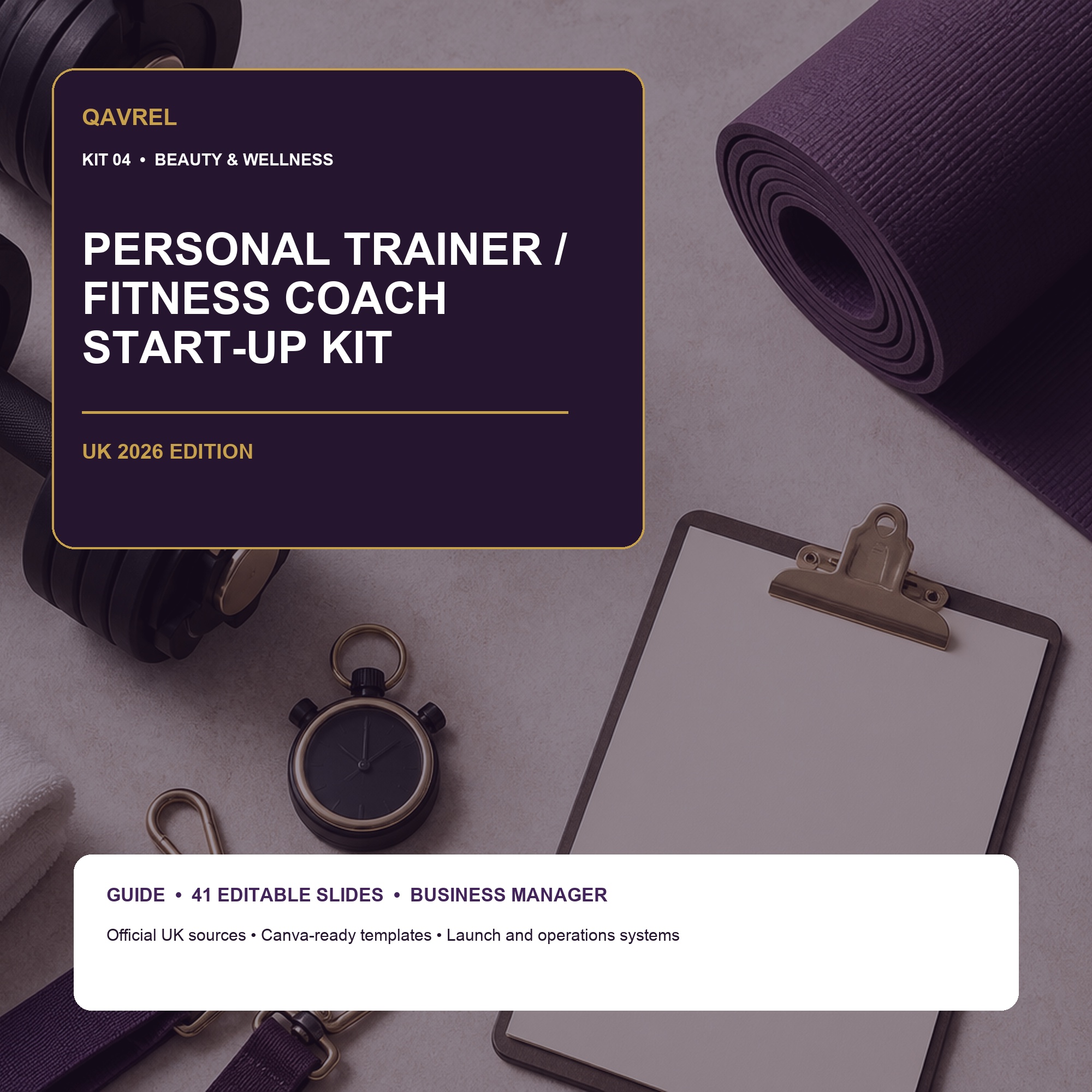 Personal Trainer / Fitness Coach complete starter kit