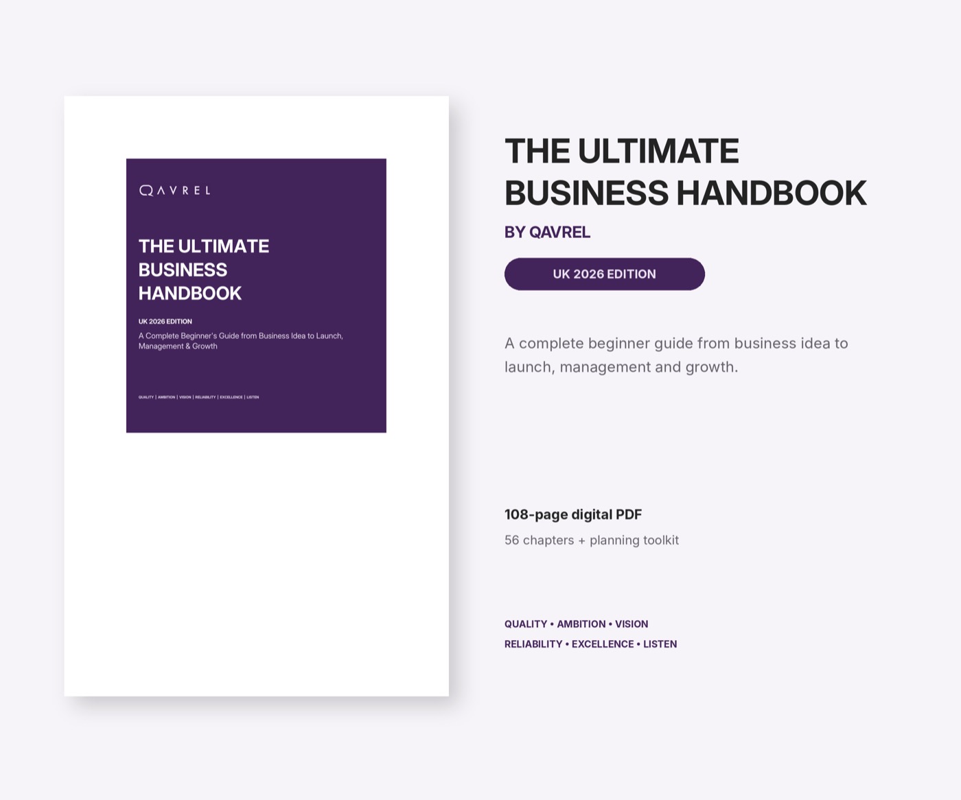 Qavrel Ultimate Business Handbook — UK 2026 Edition